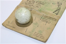 Vintage Buoy Floating Golf Ball In Original Package - Repaired