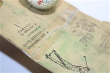 Vintage Buoy Floating Golf Ball In Original Package - Repaired