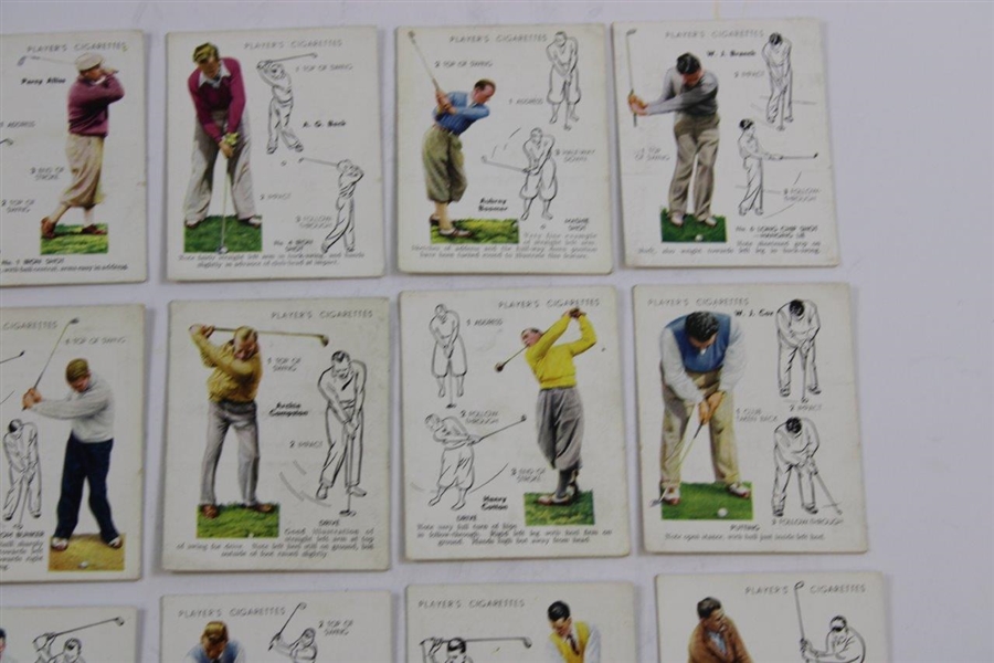 Circa 1939 Full Set of Players 'Golf' Cigarette Cards