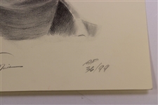 Jack Nicklaus Signed Van Zandt Ltd Ed Pencil Sketch Print #36/99 JSA ALOA