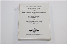Full Set of Panasonic European Open Imperial Sports Collection Golf Cards