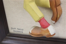 Walt Disney Employee & Artist Duff Tweed Two (2) Wood Carved 3 Dimensional Artwork