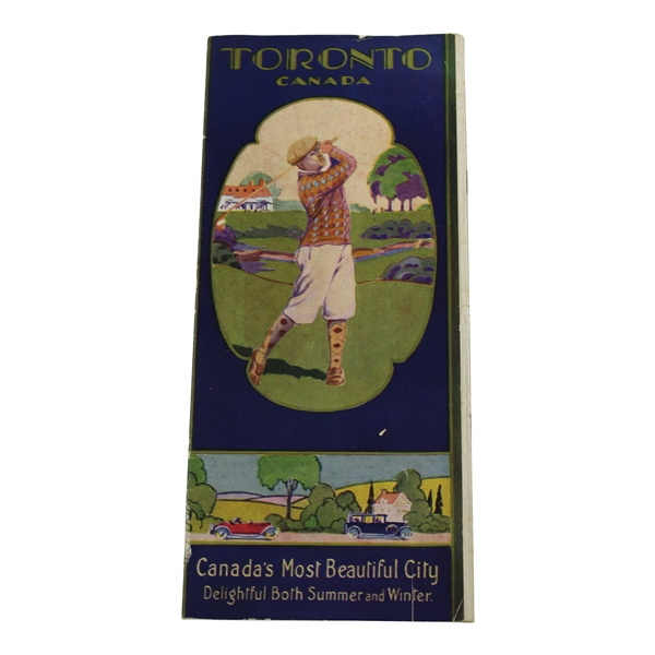 Circa 1920s Toronto Canada Canadas Most Beautiful City Travel Brochure