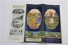 Circa 1920's Toronto Canada 'Canada's Most Beautiful City' Travel Brochure