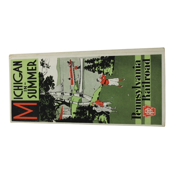 Vintage Michigan In Summer Pennsylvania Railroad Travel Brochure
