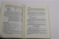 Circa 1960's St. Andrews Travel Brochure Official Guide