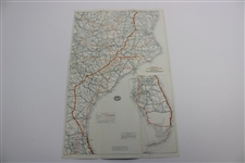 Circa 1932 Southern Pines, North Carolina 'The Mid-South Resort' Travel Brochure