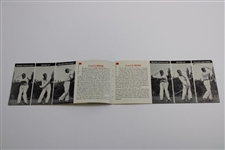 Circa 1940's Swinging Thru How To Play Golf Dunlop Brochure by Craig Wood