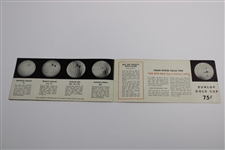 Circa 1940's Swinging Thru How To Play Golf Dunlop Brochure by Craig Wood