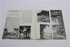Circa 1930 Minnesota's Finest Golf Course - 18 Holes - Detroit Lakes, Mn. Travel Brochure