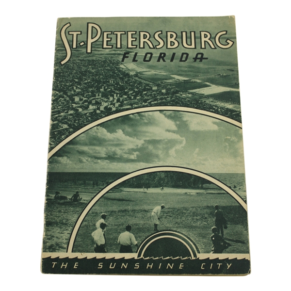 Circa 1920 St. Petersburg, Florida The Sunshine City Travel Brochure - Babe Ruth