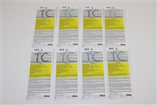 Full Set of 2015 US Open at Chambers Bay Ticket Set - 8 Tickets - Jordan Spieth