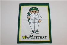 Jack Nicklaus Signed Undated Masters Caddy Logo Garden Flag JSA #QQ72487