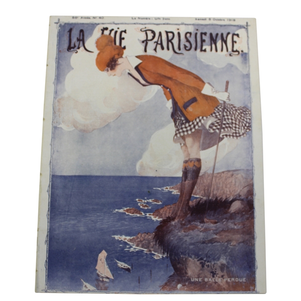 1918 French La Vie Parisienne Complete Magazine - October