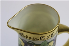 1913 Belleview Golf Club Mid-Winter Tournament Men's Net Pitcher by Belleek Pottery