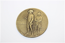 Large French Medal from The Saint Cloud Country Club in Original Box - Harry Colt Design