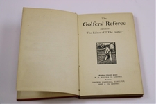 1897 The Golfer's Referee 1st Edition Book by W. Dalrymple