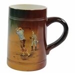 Circa 1900 Budde & Westerman Hand Painted Stein