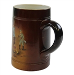 Circa 1900 Budde & Westerman Hand Painted Stein