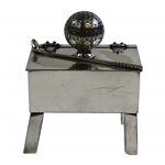 Circa 1925 Derby Silverplate Co. Sand Tee Box Lidded Cigarette Container