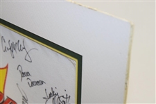 Multi-Signed Michelob Light Classic at Forest Hills Flag - Matted JSA ALOA