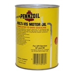 Arnold Palmer Signed Classic Pennzoil 10W-40 Motor Oil Can JSA ALOA