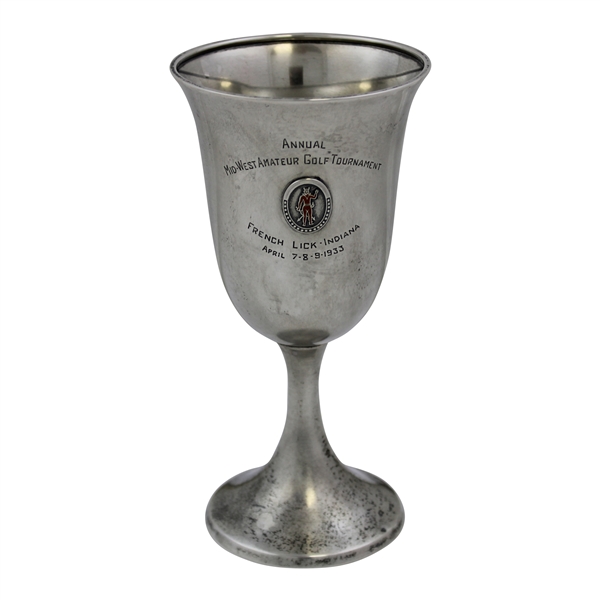 1933 Annual Mid-West Amateur Golf Tournament at French Link Sterling Silver Trophy