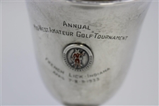 1933 Annual Mid-West Amateur Golf Tournament at French Link Sterling Silver Trophy