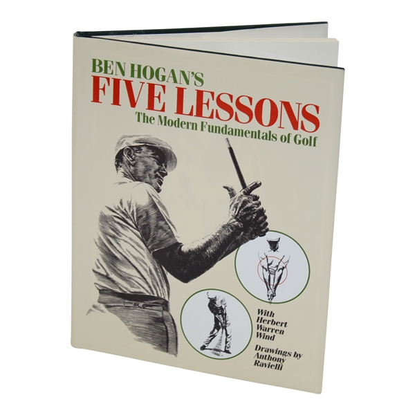 Ben Hogan Signed Ben Hogans Five Lesson Book JSA ALOA