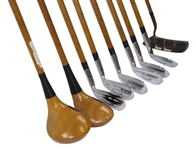 Callaway Ltd Ed #339 Hickory Club Set Driver, 3 1/2,1,2,4,6,8,Pw, Putter