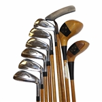 Callaway Ltd Ed #339 Hickory Club Set Driver, 3 1/2,1,2,4,6,8,Pw, Putter