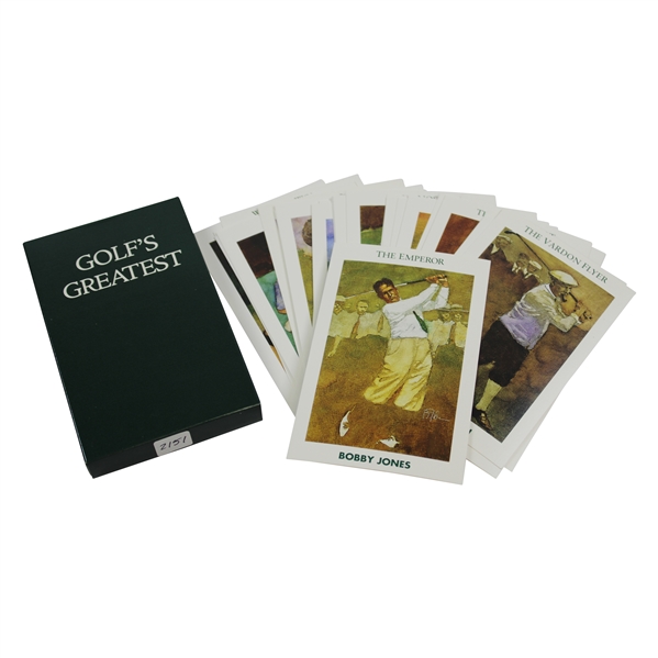 Full Set of Golfs Greatest Ltd Ed Golf Cards in Original Box - #2151