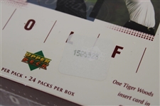 2001 Upper Deck Premiere Edition Golf Cards in Unopened Sealed Retail Box - Red