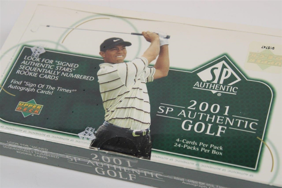 2001 Upper Deck SP Authentic Golf Cards in Unopened Sealed Box
