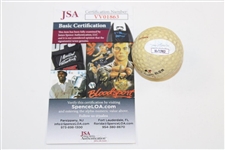 Johnny Bulla Signed Golf Ball with Golf Card JSA #VV01863