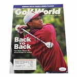 Tiger Woods Signed 1995 Golf World Magazine - Personalized JSA #XX49028