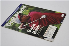 Tiger Woods Signed 1995 Golf World Magazine - Personalized JSA #XX49028