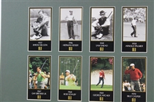 Thirty (30) Champions of Golf Masters Collection Golf Cards (GSV) - Matted with Tiger