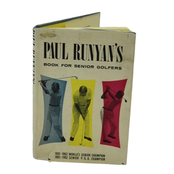 Paul Runyan Signed 1962 Paul Runyans Book for Senior Golfers Book JSA ALOA