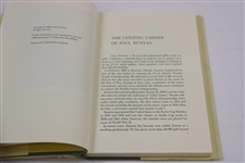 Paul Runyan Signed 1962 'Paul Runyan's Book for Senior Golfers' Book JSA ALOA