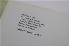 Henry Cotton Signed 1959 'Henry Cotton: My Golfing Album' Book JSA ALOA