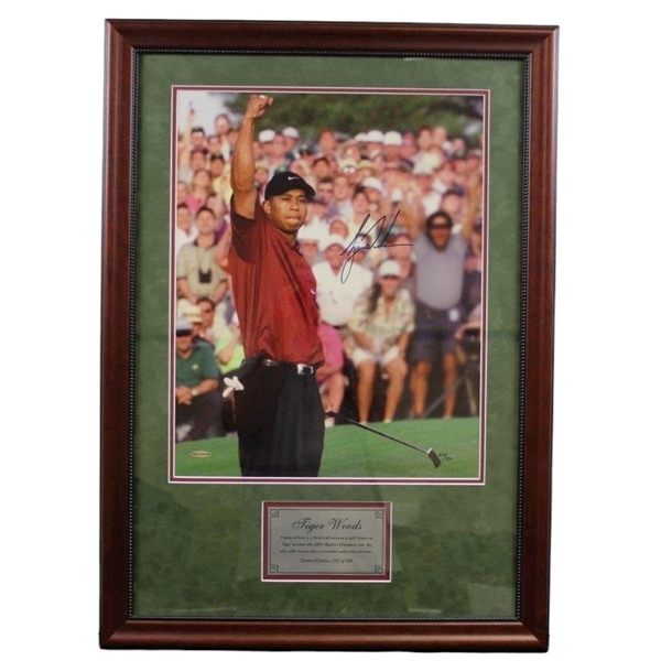 Tiger Woods Signed Large Oversize Upper Deck 16x20 Photo - Framed #BAJ57193