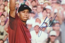 Tiger Woods Signed Large Oversize Upper Deck 16x20 Photo - Framed #BAJ57193