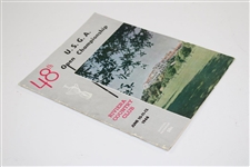 1948 US Open at Riviera CC Official Program with Pairing Sheet - Hogan 1st US Open Win 