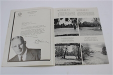 1948 US Open at Riviera CC Official Program with Pairing Sheet - Hogan 1st US Open Win 