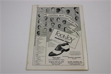 1948 US Open at Riviera CC Official Program with Pairing Sheet - Hogan 1st US Open Win 