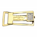 Gary Players 1962 P.G.A. Championship at Aronimink Golf Club 14K Gold Buckle/Watch