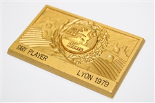 Gary Player’s Lyon 1979 'Ville De Lyon office Des Sports' French Award