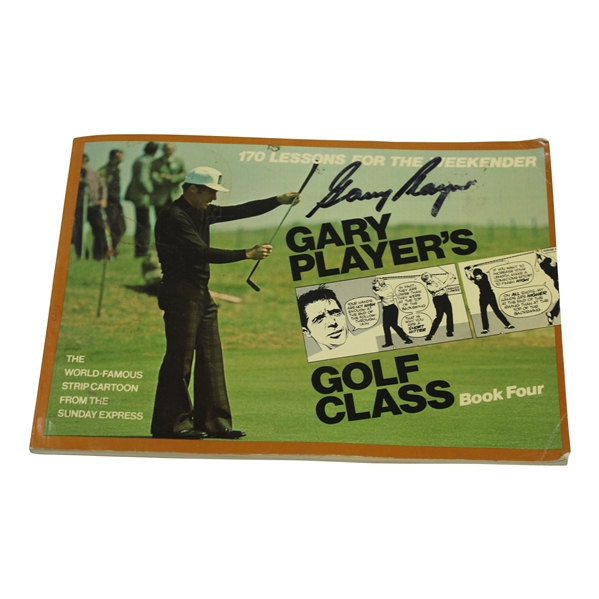 Gary Player Signed Gary Players Golf Class Book Four JSA ALOA