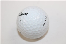 Charlie Sifford Signed Titleist Logo Golf Ball JSA ALOA